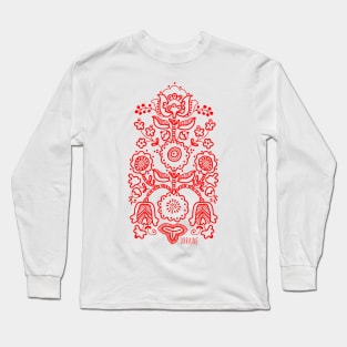 Ukrainian folk traditional embroidery tree. Long Sleeve T-Shirt